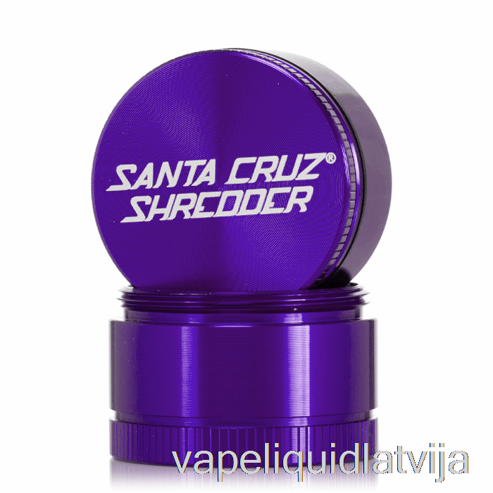 Santa Cruz Smalcinātājs 1,6 collu Mazs 3-daļīgs Dzirnaviņas Violets (40mm) Vape šķidrums